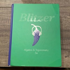 Algebra and Trigonometry 5th edition